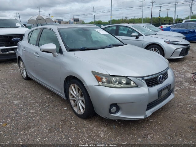 46281400 :رقم المزاد ، JTHKD5BH9C2103678 vin ، 2012 Lexus Ct 200h Premium مزاد بيع