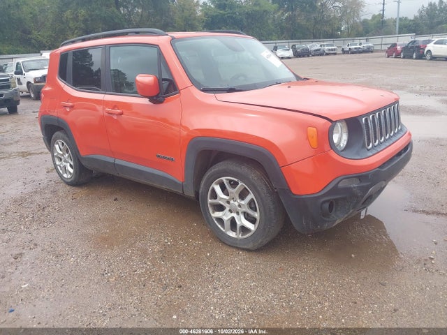 2015 Jeep Renegade Latitude მანქანა იყიდება აუქციონზე, vin: ZACCJABTXFPB85913, აუქციონის ნომერი: 46281606