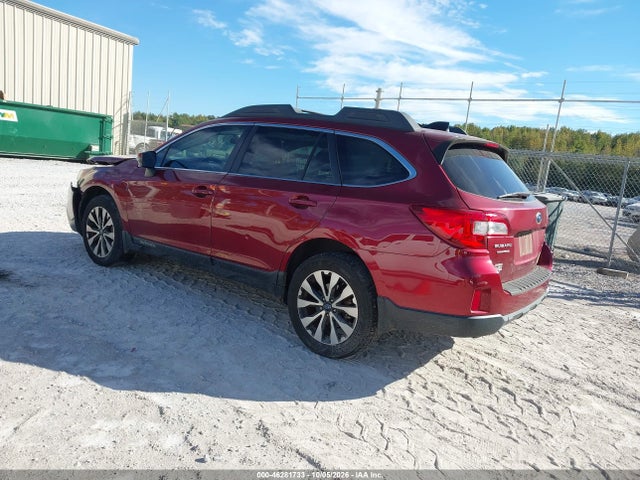 Продаж на аукціоні авто 2016 Subaru Outback 3.6r Limited, vin: 4S4BSEJC0G3290124, номер лоту: 46281733