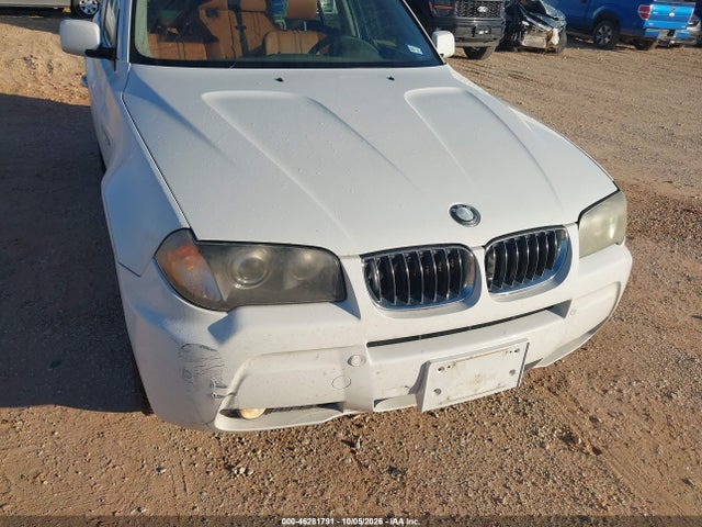 2006 Bmw X3 3.0i მანქანა იყიდება აუქციონზე, vin: WBXPA93496WG76182, აუქციონის ნომერი: 46281791