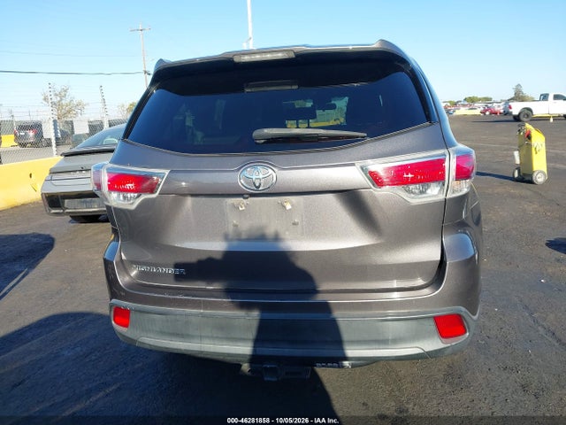 46281858 :رقم المزاد ، 5TDZKRFH0GS179036 vin ، 2016 Toyota Highlander Le V6 مزاد بيع