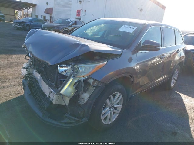 46281858 :رقم المزاد ، 5TDZKRFH0GS179036 vin ، 2016 Toyota Highlander Le V6 مزاد بيع