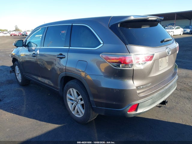 46281858 :رقم المزاد ، 5TDZKRFH0GS179036 vin ، 2016 Toyota Highlander Le V6 مزاد بيع