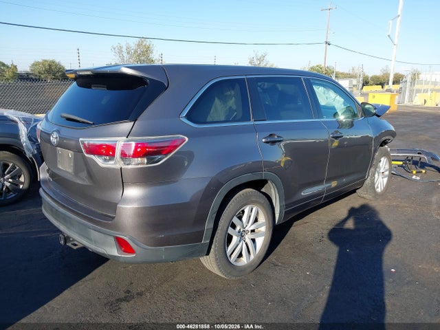 46281858 :رقم المزاد ، 5TDZKRFH0GS179036 vin ، 2016 Toyota Highlander Le V6 مزاد بيع