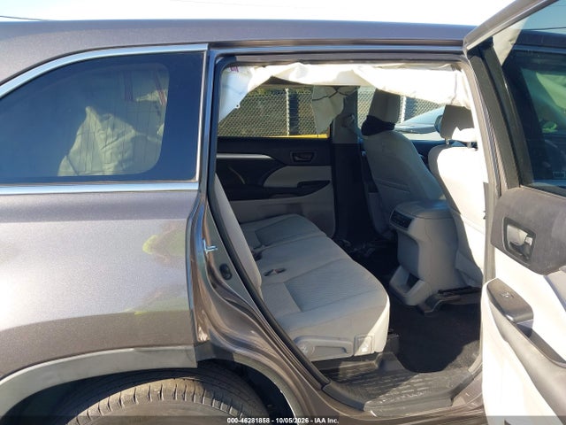 46281858 :رقم المزاد ، 5TDZKRFH0GS179036 vin ، 2016 Toyota Highlander Le V6 مزاد بيع