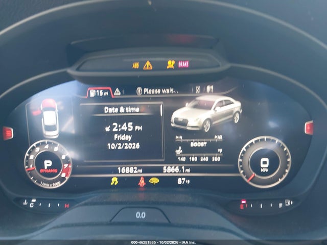 2018 Audi Rs 3 2.5t მანქანა იყიდება აუქციონზე, vin: WUABWGFF3J1904449, აუქციონის ნომერი: 46281865