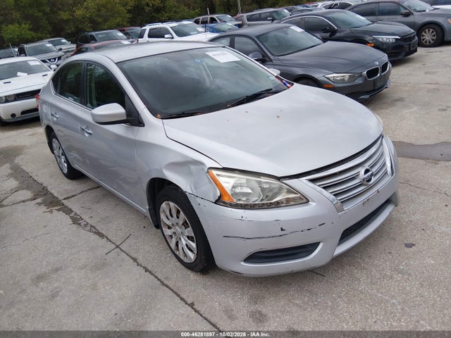 2014 Nissan Sentra Sv მანქანა იყიდება აუქციონზე, vin: 3N1AB7AP9EL654415, აუქციონის ნომერი: 46281897