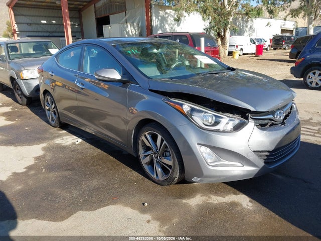 2016 Hyundai Elantra Limited მანქანა იყიდება აუქციონზე, vin: KMHDH4AE3GU634462, აუქციონის ნომერი: 46282098