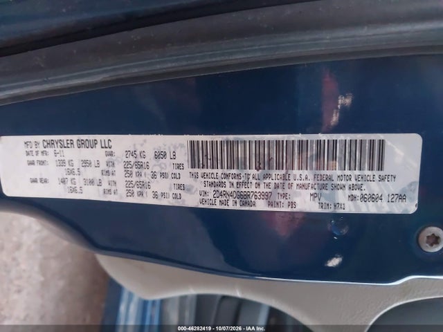 Aukcja sprzedaży 2011 Dodge Grand Caravan Express, vin: 2D4RN4DG6BR763997, numer aukcji: 46282419