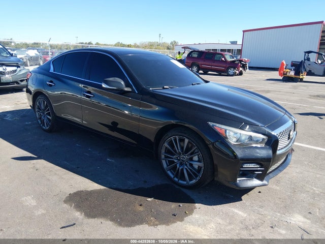 2016 Infiniti Q50 3.0t Red Sport 400 მანქანა იყიდება აუქციონზე, vin: JN1FV7AR8GM450650, აუქციონის ნომერი: 46282638