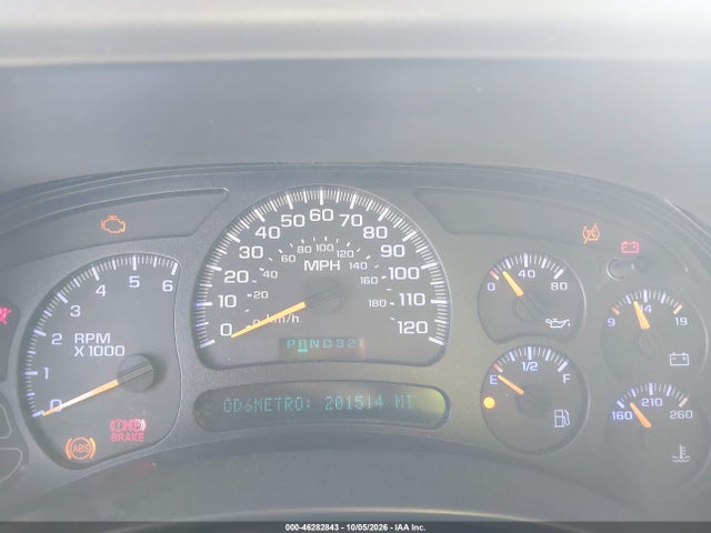 Aukcja sprzedaży 2005 Chevrolet Tahoe Ls, vin: 1GNEC13T55R211309, numer aukcji: 46282843