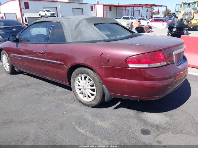 2001 Chrysler Sebring Lx მანქანა იყიდება აუქციონზე, vin: 1C3EL45U61N654008, აუქციონის ნომერი: 46283018
