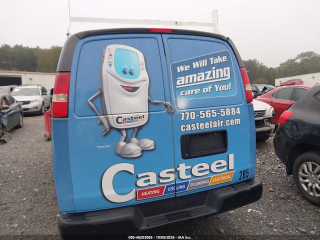 46283068 :رقم المزاد ، 1GCWGFCF4F1287676 vin ، 2015 Chevrolet Express 2500 Work Van مزاد بيع
