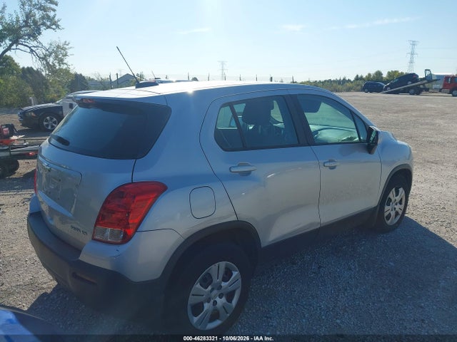 Aukcja sprzedaży 2016 Chevrolet Trax 1ls, vin: 3GNCJKSB3GL274902, numer aukcji: 46283321
