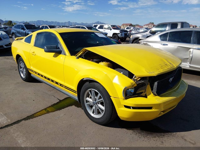 46283552 :رقم المزاد ، 1ZVFT80N855220554 vin ، 2005 Ford Mustang V6 Deluxe/v6 Premium مزاد بيع