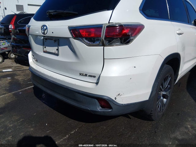 Продаж на аукціоні авто 2016 Toyota Highlander Xle V6, vin: 5TDJKRFH2GS325725, номер лоту: 46283640
