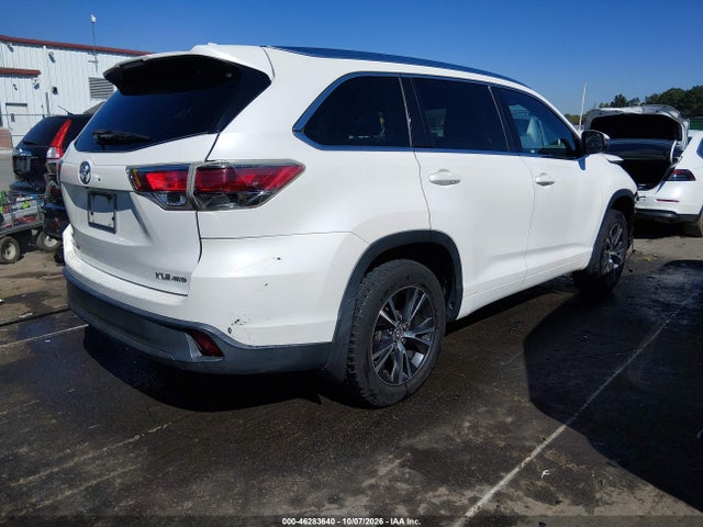 Продаж на аукціоні авто 2016 Toyota Highlander Xle V6, vin: 5TDJKRFH2GS325725, номер лоту: 46283640