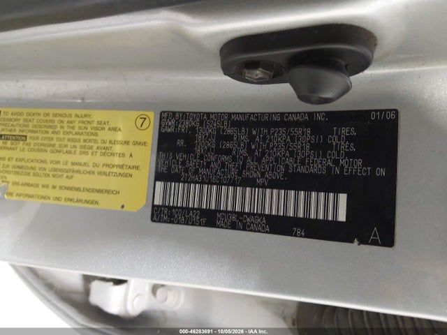 Aukcja sprzedaży 2006 Lexus Rx 330, vin: 2T2HA31U16C107717, numer aukcji: 46283691