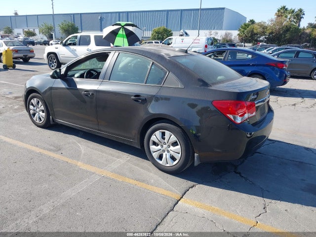 Продажа на аукционе авто 2015 Chevrolet Cruze Ls Manual, vin: 1G1PB5SG0F7156872, номер лота: 46283922