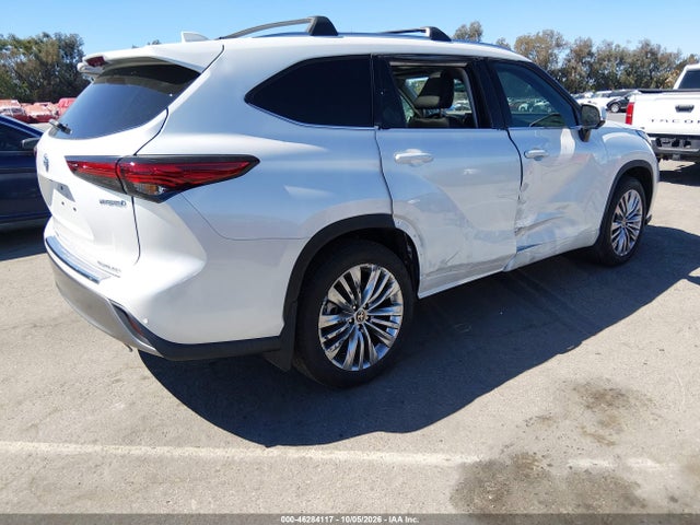 2023 Toyota Highlander Hybrid Platinum მანქანა იყიდება აუქციონზე, vin: 5TDFARAH9PS022831, აუქციონის ნომერი: 46284117