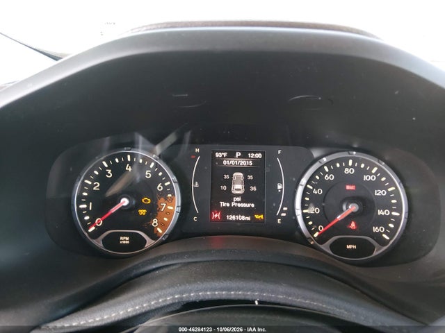 2015 Jeep Renegade Latitude მანქანა იყიდება აუქციონზე, vin: ZACCJABT0FPC01326, აუქციონის ნომერი: 46284123