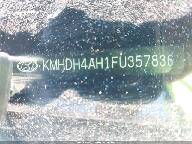 46284148 :رقم المزاد ، KMHDH4AH1FU357836 vin ، 2015 Hyundai Elantra Sport مزاد بيع