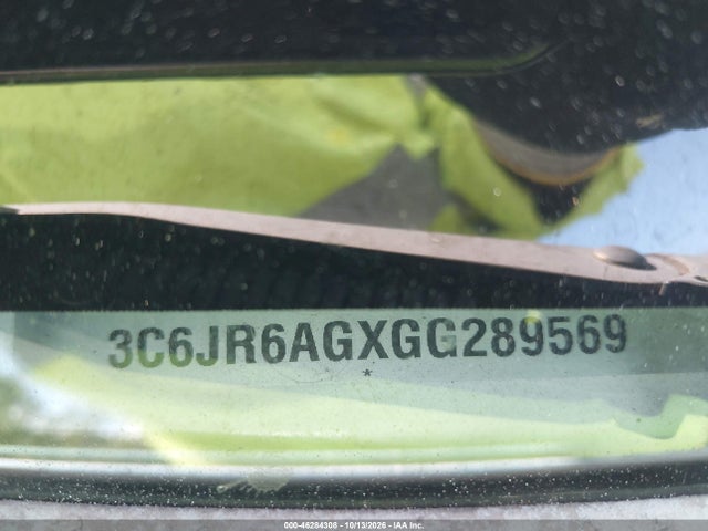 Aukcja sprzedaży 2016 Ram 1500 Tradesman, vin: 3C6JR6AGXGG289569, numer aukcji: 46284308