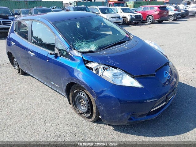 2017 Nissan Leaf S მანქანა იყიდება აუქციონზე, vin: 1N4BZ0CP8HC309738, აუქციონის ნომერი: 46284638