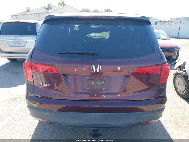 2016 Honda Pilot Lx მანქანა იყიდება აუქციონზე, vin: 5FNYF5H11GB013184, აუქციონის ნომერი: 46284831