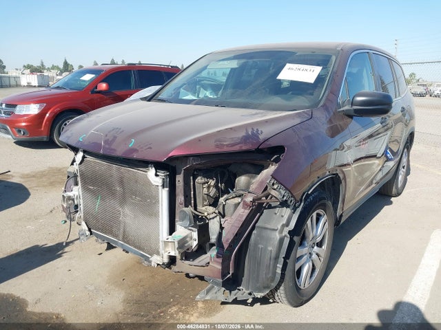 2016 Honda Pilot Lx მანქანა იყიდება აუქციონზე, vin: 5FNYF5H11GB013184, აუქციონის ნომერი: 46284831