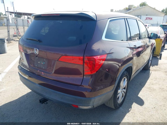 2016 Honda Pilot Lx მანქანა იყიდება აუქციონზე, vin: 5FNYF5H11GB013184, აუქციონის ნომერი: 46284831