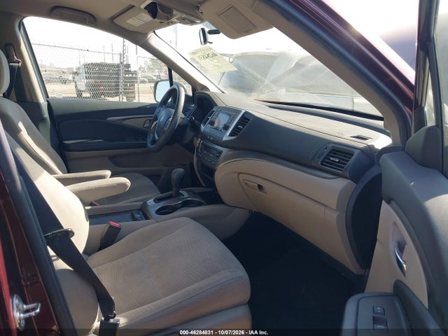 2016 Honda Pilot Lx მანქანა იყიდება აუქციონზე, vin: 5FNYF5H11GB013184, აუქციონის ნომერი: 46284831