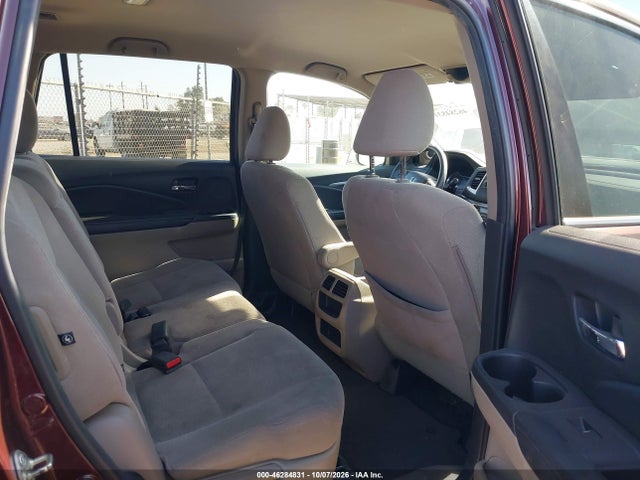 2016 Honda Pilot Lx მანქანა იყიდება აუქციონზე, vin: 5FNYF5H11GB013184, აუქციონის ნომერი: 46284831