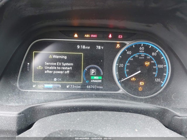 Продаж на аукціоні авто 2019 Nissan Leaf Sl, vin: 1N4AZ1CP4KC305341, номер лоту: 46284925