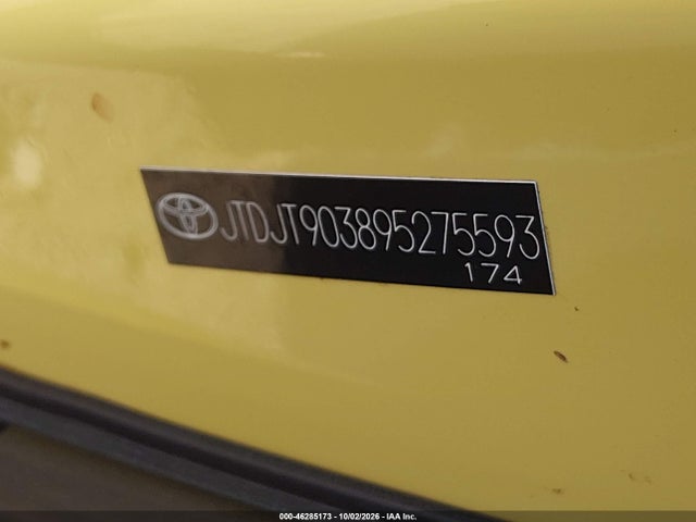 Продаж на аукціоні авто 2009 Toyota Yaris, vin: JTDJT903895275593, номер лоту: 46285173