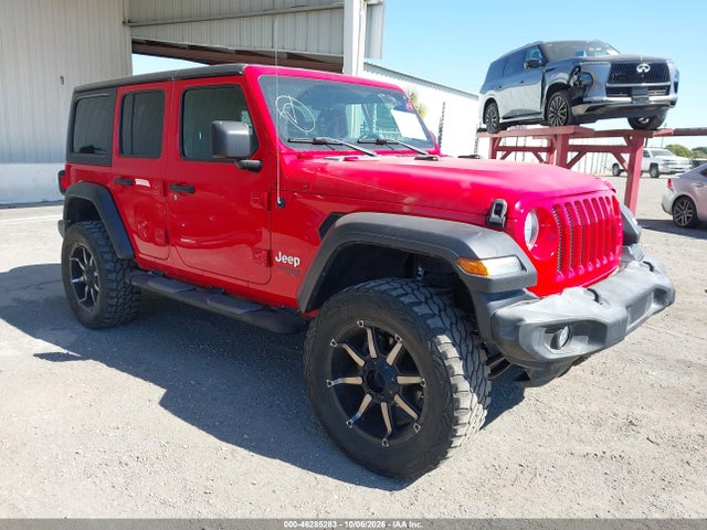 2019 Jeep Wrangler Unlimited Sport S 4x4 მანქანა იყიდება აუქციონზე, vin: 1C4HJXDN2KW676142, აუქციონის ნომერი: 46285283