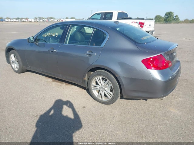 2011 Infiniti G25x მანქანა იყიდება აუქციონზე, vin: JN1DV6AR3BM653441, აუქციონის ნომერი: 46285415