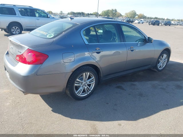 2011 Infiniti G25x მანქანა იყიდება აუქციონზე, vin: JN1DV6AR3BM653441, აუქციონის ნომერი: 46285415