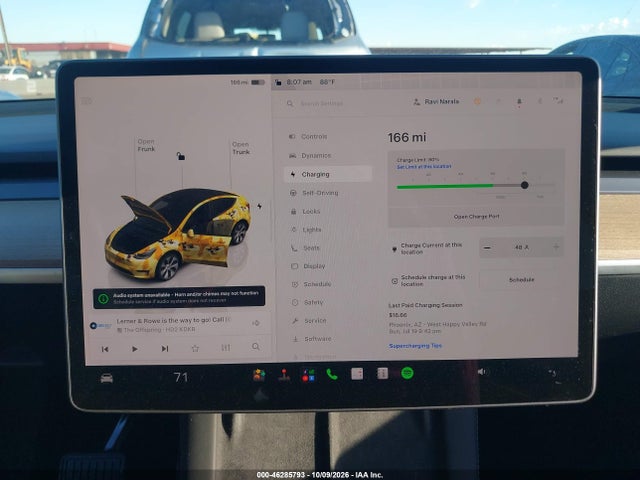 46285793 :رقم المزاد ، 7SAYGDEE9PA119168 vin ، 2023 Tesla Model Y Awd/long Range Dual Motor All-wheel Drive مزاد بيع