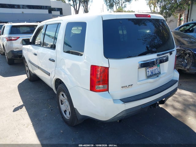 5FNYF3H26FB013452 Honda PILOT LX