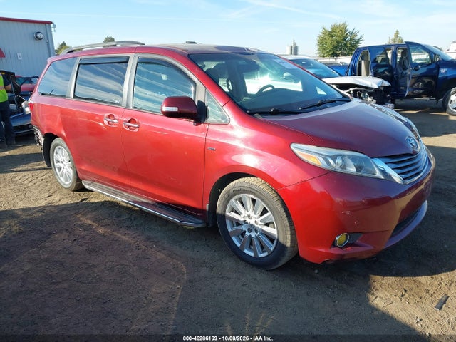 46286169 :رقم المزاد ، 5TDDZ3DC3HS164882 vin ، 2017 Toyota Sienna Limited Premium 7 Passenger مزاد بيع