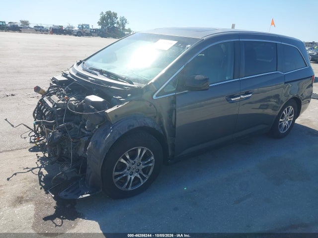 46286244 :رقم المزاد ، 5FNRL5H6XBB073921 vin ، 2011 Honda Odyssey Ex-l مزاد بيع