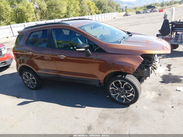 Продаж на аукціоні авто 2019 Ford Ecosport Ses, vin: MAJ6S3JLXKC262954, номер лоту: 46286378