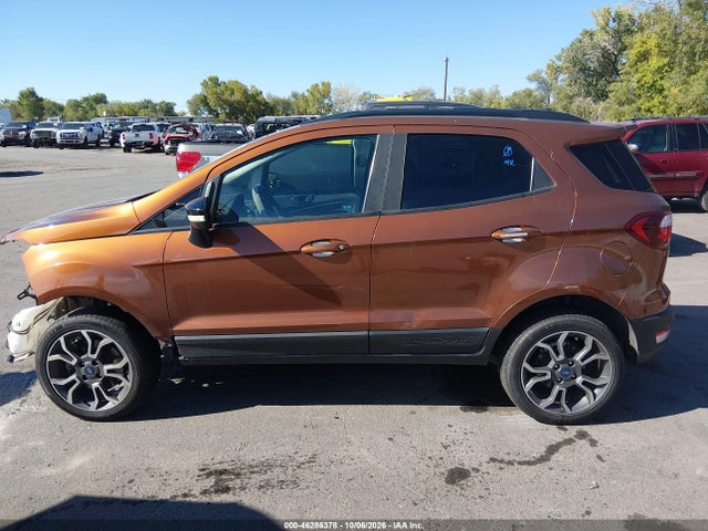 Продаж на аукціоні авто 2019 Ford Ecosport Ses, vin: MAJ6S3JLXKC262954, номер лоту: 46286378