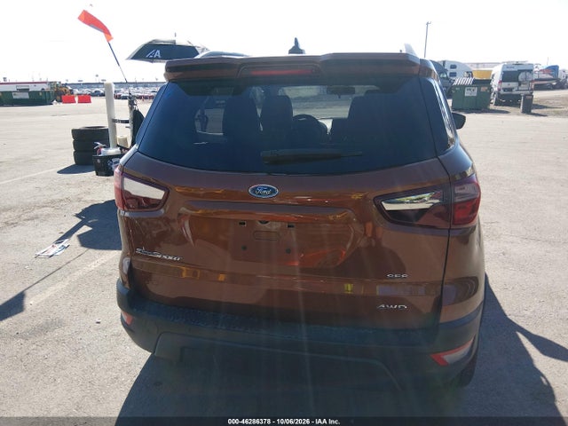 Продаж на аукціоні авто 2019 Ford Ecosport Ses, vin: MAJ6S3JLXKC262954, номер лоту: 46286378