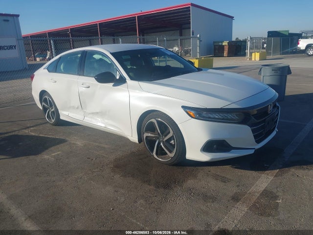 2021 Honda Accord Sport მანქანა იყიდება აუქციონზე, vin: 1HGCV1F32MA046209, აუქციონის ნომერი: 46286583
