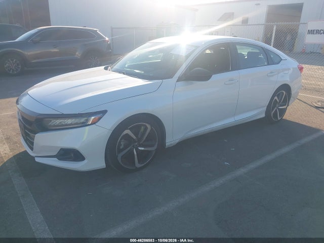 2021 Honda Accord Sport მანქანა იყიდება აუქციონზე, vin: 1HGCV1F32MA046209, აუქციონის ნომერი: 46286583