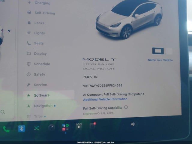 7SAYGDEE8PF824689 Tesla Model Y Awd/long Range Dual Motor All-wheel Drive