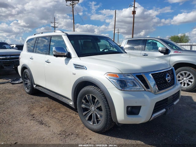 46287013 :رقم المزاد ، JN8AY2NE8H9700535 vin ، 2017 Nissan Armada Platinum مزاد بيع