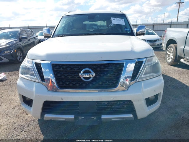46287013 :رقم المزاد ، JN8AY2NE8H9700535 vin ، 2017 Nissan Armada Platinum مزاد بيع